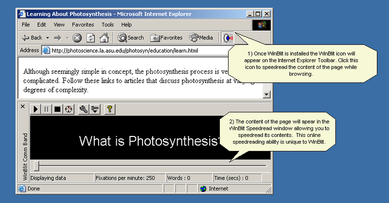 WinBlit Speedread Screenshot
